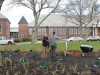 Plants ready to be installed at middle school